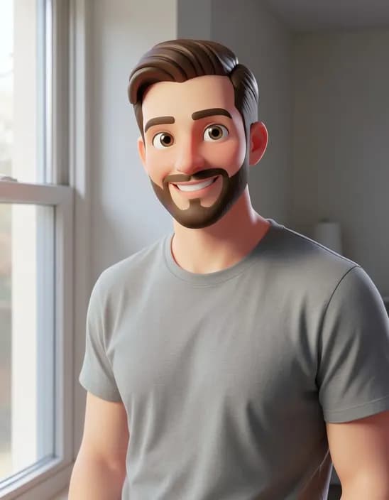 The photo as 3D cartoon