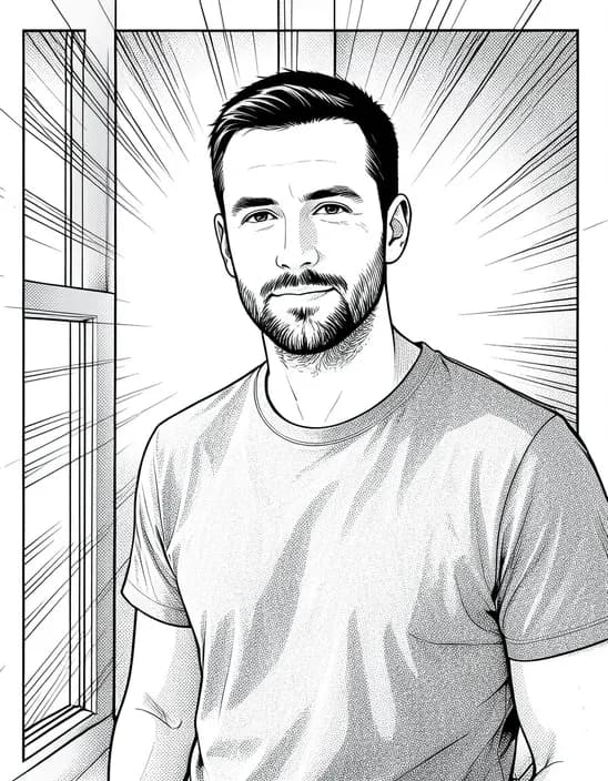The photo as Manga