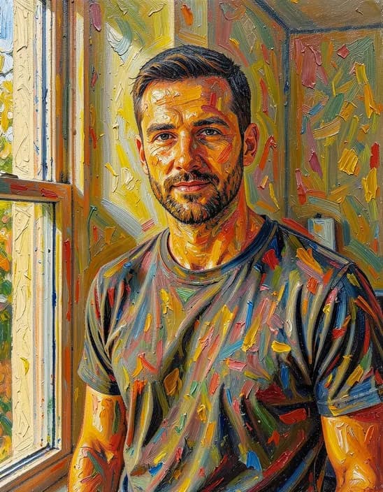 The photo as Oil painting