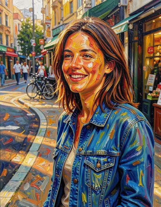The photo as Oil painting