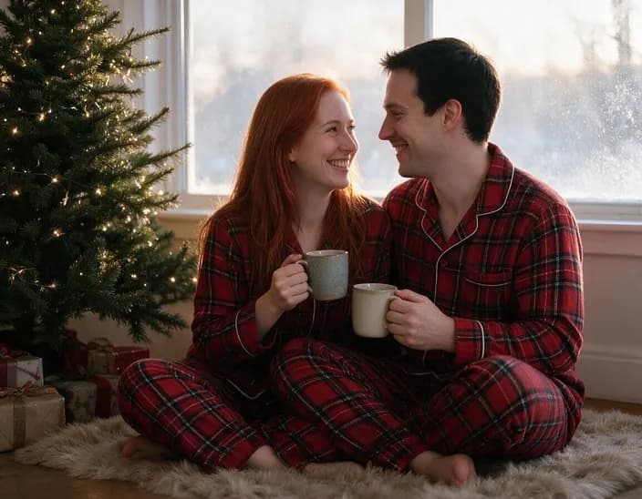 The photo as Christmas morning