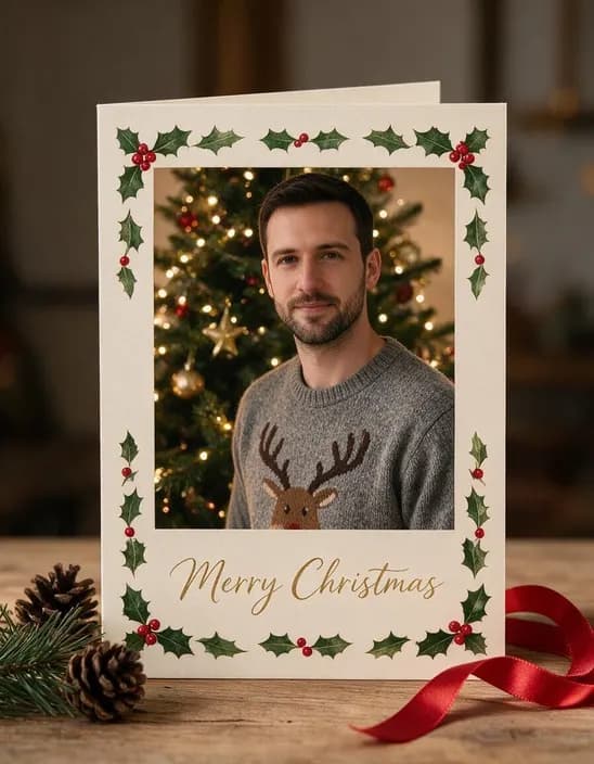 The photo as Christmas card