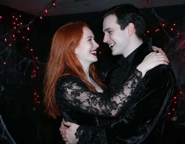 The photo as Y2K vampire