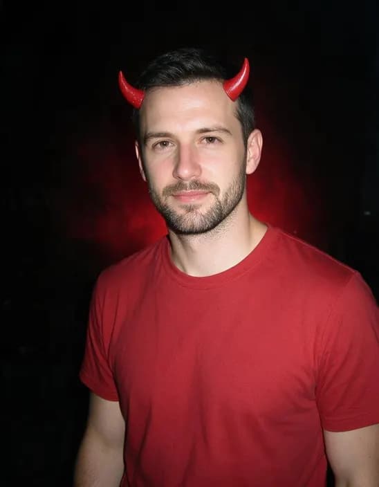 The photo as Devil