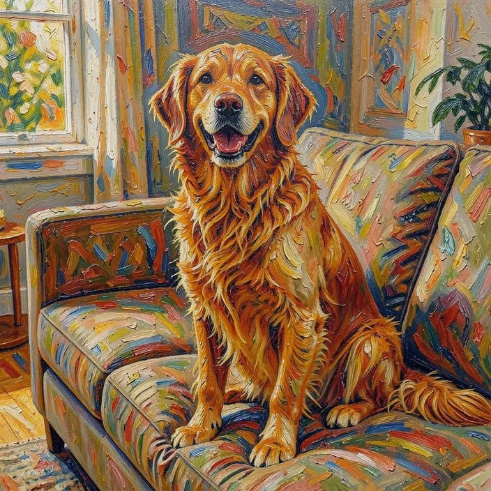 The photo as Oil painting