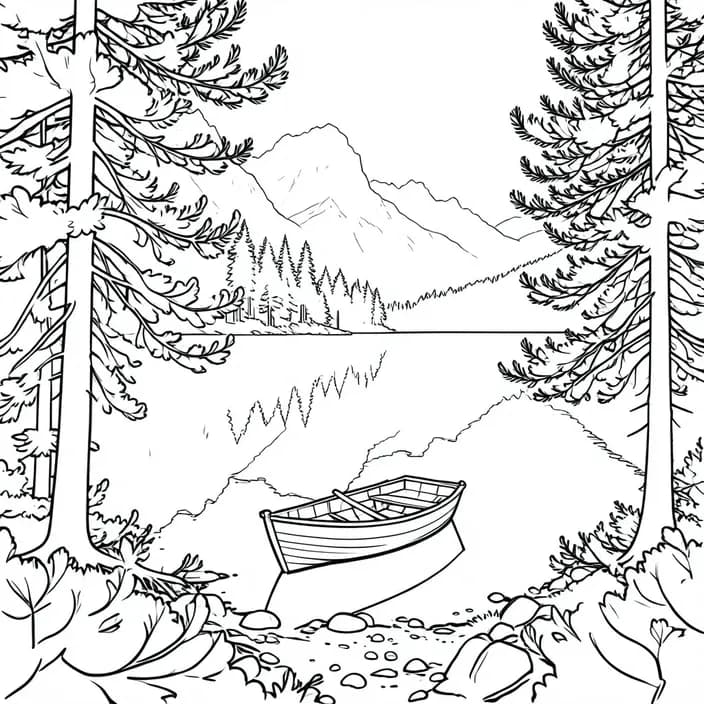The photo as Coloring page